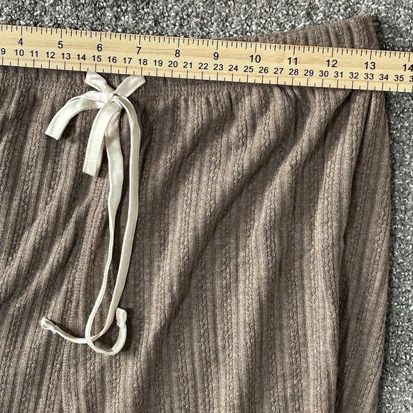 NWT* Blu Pepper Anthropologie Jogger Sweater Pants Womens Small Beige Soft Comfy - Picture 7 of 9